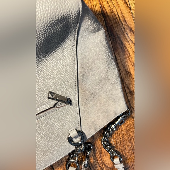 COACH Gray Suede Prairie Chain Satchel - Picture 9 of 9